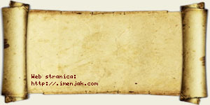 Jovana Milivojević vizit kartica